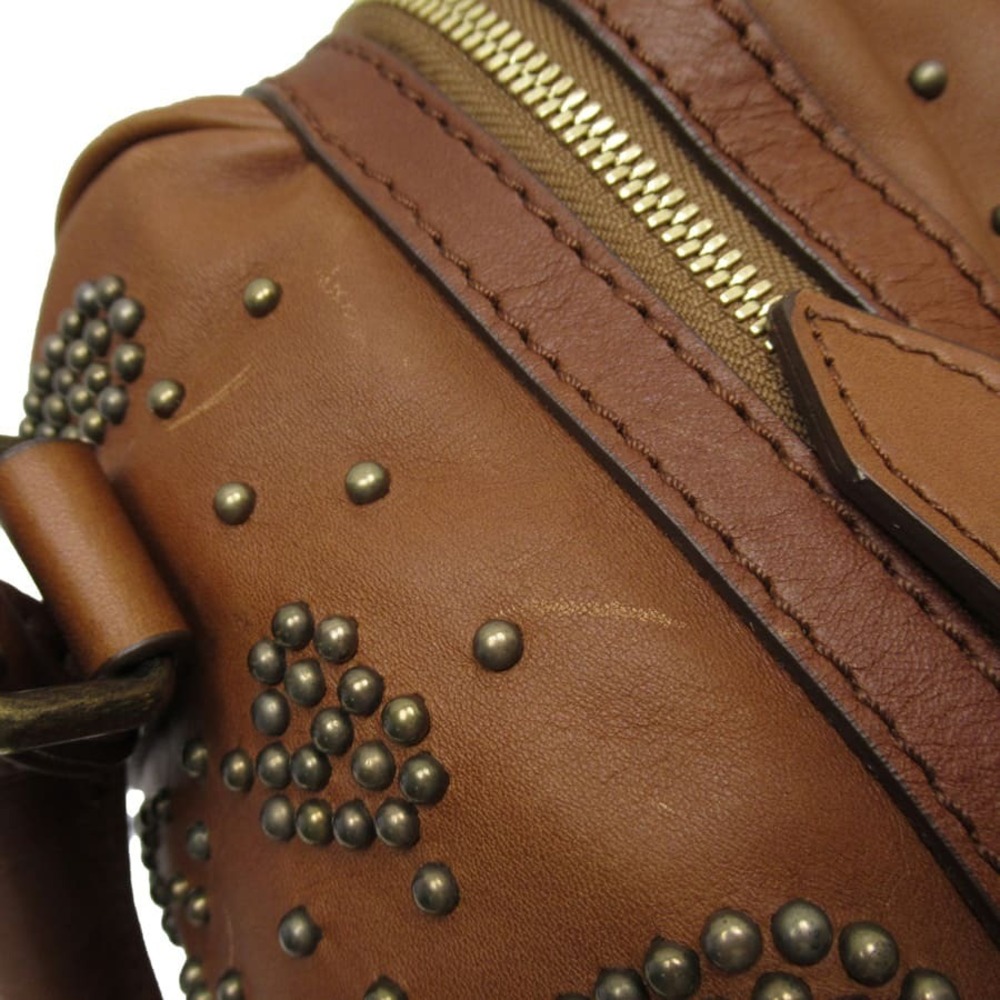 Burberry Handbag Leather Metal Brown - Picture 3 of 4